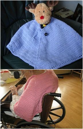 Keep residents warm with wheelchair wraps. Crochet For Nursing Homes Patterns, Crochet For Elderly Nursing Homes, Crochet Wheelchair Wrap Patterns, Crafts To Donate, Gifts For Nursing Home Residents, Nursing Home Crafts, Donation Ideas, Nursing Home Gifts, Gifts For Elderly