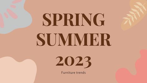 Furniture Trends for Spring Summer 2023 Color Trends 2023, Furniture 2023, Natural Wood Furniture, Summer Furniture, Curved Furniture, Jewel Tone Colors, Top Furniture, Furniture Wood, Trends 2023