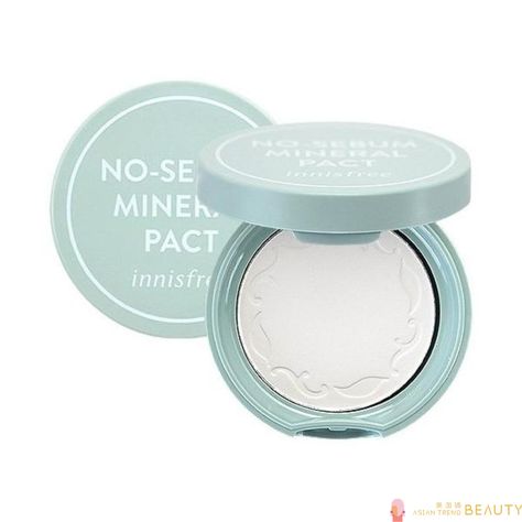 Innisfree No Sebum Mineral Pact 8.5g Innisfree Foundation, Innisfree No Sebum Mineral Powder, One Size Beauty Powder, Innisfree Volcanic, Innisfree Makeup Remover, Mineral Powder, Korean Cosmetics, Face Makeup, Makeup