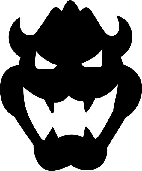 Bowser Silhouette, Mario Stencil, Mario Silhouette, Bowser Luigi, Mario Halloween Costumes, Mario Halloween, Mario Png, Mario Bowser, Koopa Troopa