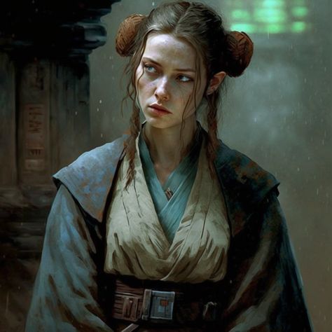 Jedi Apprentice Art, Star Wars Character Inspiration, Jedi Youngling Art, Jedi Woman Art, Star Wars Jedi Survivor Concept Art, Star Wars Pilot Oc, Starwars Character Art, Jedi Survivor Concept Art, Jedi Oc Female