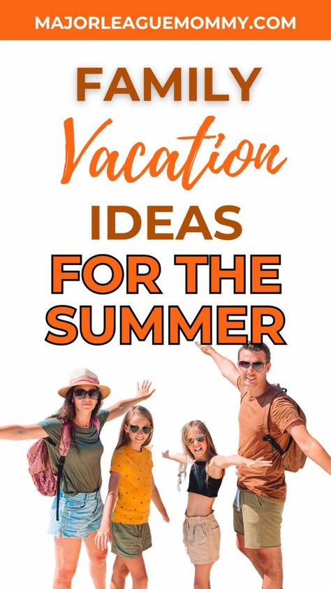 Family Vacation Ideas for Summer 2024 | Major League Mommy Top Family Vacations, Lake Swimming, National Parks America, Family Vacation Ideas, Tips For Traveling, Traveling With Kids, Cultural Activities, Mountain Hiking, Most Beautiful Cities