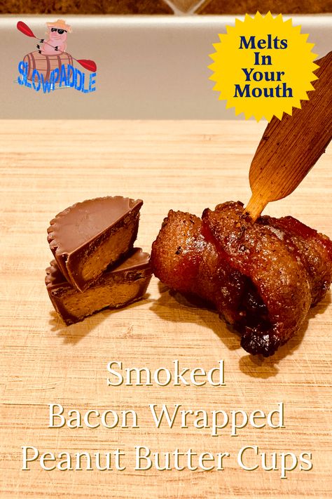 How to make Bacon Wrapped Peanut Butter Cups on your Grill or Smoker Candy Bacon, Make Bacon, Wrapped Candy, How To Make Bacon, Reeses Cups, Candied Bacon, Smoked Bacon, On The Grill, Favorite Candy