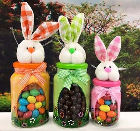 Easter Crafts For Adults, Easter Bunny Crafts, Cute Easter Bunny, Easter Projects, Easter Bunny Decorations, Easter Decorations Diy Easy, Easter Crafts Diy, Easter Candy, Bunny Crafts