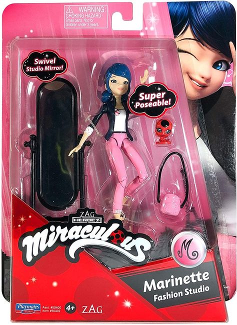 Playmates Miraculous Ladybug Marinette articulated figure Miraculous Toys, Miraculous Dolls, Marinette Doll, Ladybug Toys, Miraculous Ladybug Cat Noir, Miraculous Ladybug Toys, Miraculous Marinette, Disney Box, Ladybug Und Cat Noir