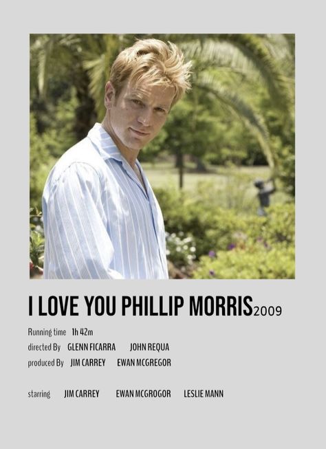 Phillip Morris, Leslie Mann, Unknown Pleasures, Ewan Mcgregor, Jim Carrey, I Love You, Drama, Love You, I Love