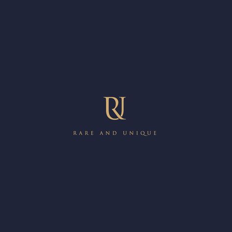 I just like the sophistication of this and the use of the initials... Ligature Logo Design, Ur Logo Design, Luxury Monogram Logo, Minimal Luxury Logo, High Fashion Logo, Dark Logo Design, Logo Sophisticated, First Logo Design, Ur Logo