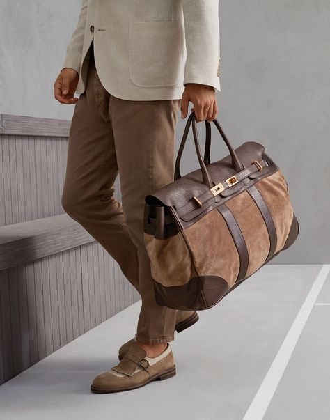 Mens Designer Bag, Luxury Travel Bag, Leather Work Bag, Bag Styles, Canvas Duffle Bag, Bag Inspiration, Mens Bags Fashion, Canvas Leather Bag, Leather Duffel