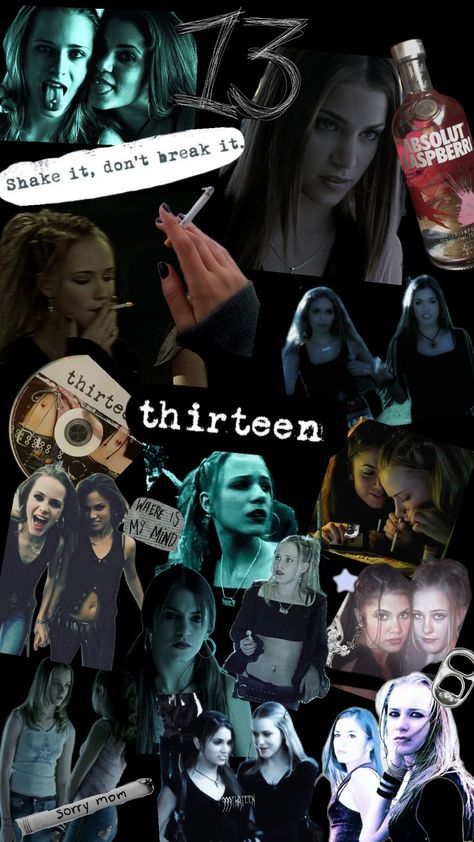 fav movie thirteen #thirteencore #movie #thirteen #yolo #4ever13 Thirteen Movie Wallpaper Iphone, Thirteen Poster, Movie Thirteen, Thirteen Ghosts, Thirteen Aesthetic, 13 Movie, Evie Zamora, Thirteen Movie Aesthetic, 13 Aesthetic