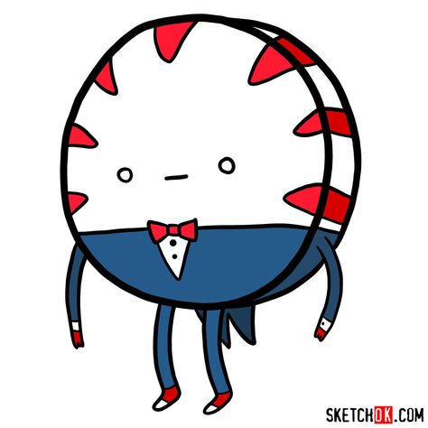 How to draw Peppermint Butler - Step by step drawing tutorials Candy Kingdom, Adventure Time Drawings, Peppermint Butler, Simon Petrikov, Adventure Time Tattoo, Candy Drawing, Adventure Time Characters, Adventure Time Wallpaper, Star Wars Tattoo