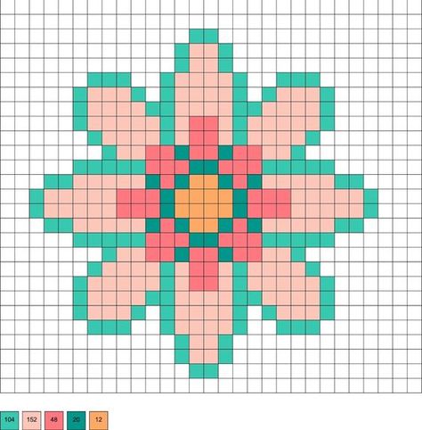 Flower Perler Beads (35+ Free Patterns!) #BeadingPatterns #BeadPatternIdeas #MiyukiBeadsPatternIdeas Flower Perler Bead Patterns, Flower Perler Beads, Miyuki Beads Pattern, Easy Perler Bead Patterns, Bead Flower, Handmade Inspiration, Bead Pattern, Pattern Ideas, Fuse Beads