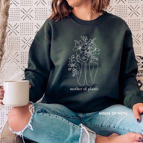 Book Club Shirt, Crazy Plant Lady, Librarian Shirt, One More Chapter, Cute Sun, Club Sweatshirts, Sun Designs, Club Shirts, Mom Sweatshirt