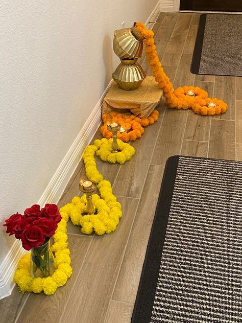 Indian Housewarming, Housewarming Decorations, Indian Festival, Indian Festivals, Decor Diy, House Warming, Diy Decor, Festival, Quick Saves