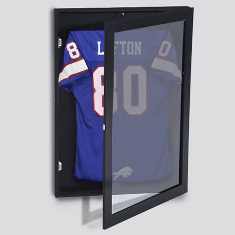 Football Displays, Wall Display Case, Jersey Display Case, Baseball Bedroom, Shadow Box Display Case, Jersey Display, Frame Acrylic, Framed Jersey, Acrylic Display Case