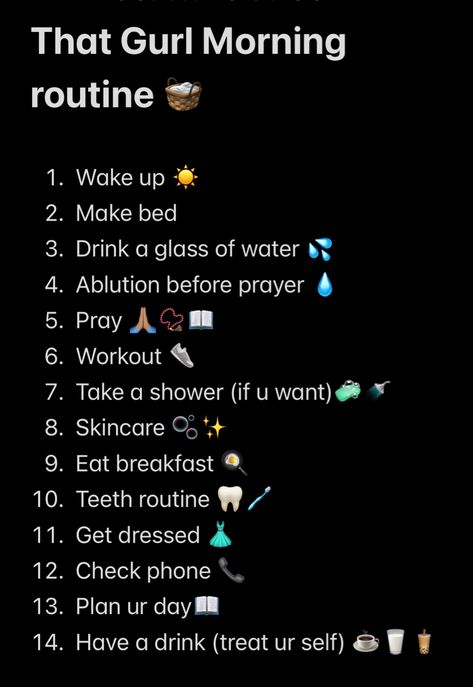 As a Muslim I struggle to find that girls morning routine that includes all my needs so I created this for them. Ramadan Night Routine, High School Morning Routine Student, Ramadan Morning Routine, Muslimah Morning Routine, Muslim Morning Routine, Glow Up Morning Routine, Muslim Routine, School Night Routine, Morning Routine Chart