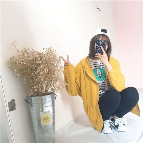 #yellow #mustard #hoodie #zip #asian #outfit #casual Mustard Hoodie Outfit, Yellow Zip Up Hoodie Outfit, Zip Hoodie Outfit, Custom Closet, Hoodie Zip, Yellow Mustard, Hoodie Outfit, Fit Inspo, Outfit Casual