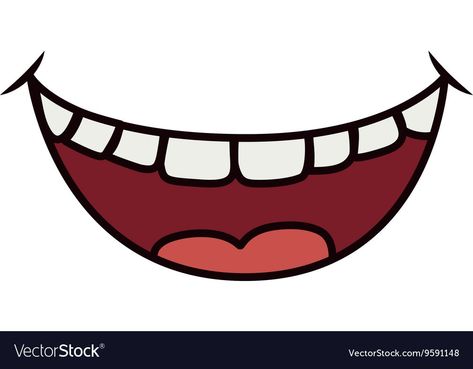 Smile Drawing Cartoon, Drawing Mouths, Mouth Clipart, Cartoon Mouth, Smile Drawing, Smile Icon, Sky Art Painting, Drawing Tutorial Face, Mouth Design