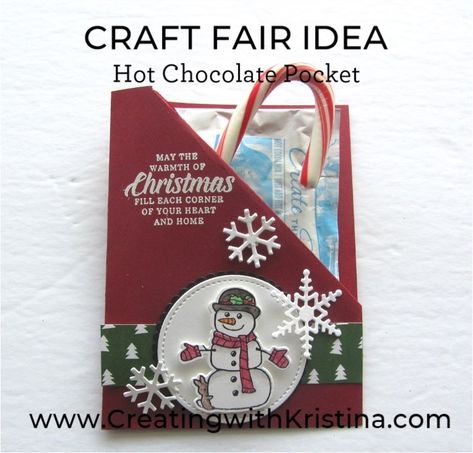 Hot Chocolate Card, Chocolate Craft, Christmas Treats Holders, Hot Cocoa Gift, Diy Hot Cocoa, Christmas Treats Boxes, Christmas Craft Show, Hot Chocolate Gifts, Hot Chocolate Gift