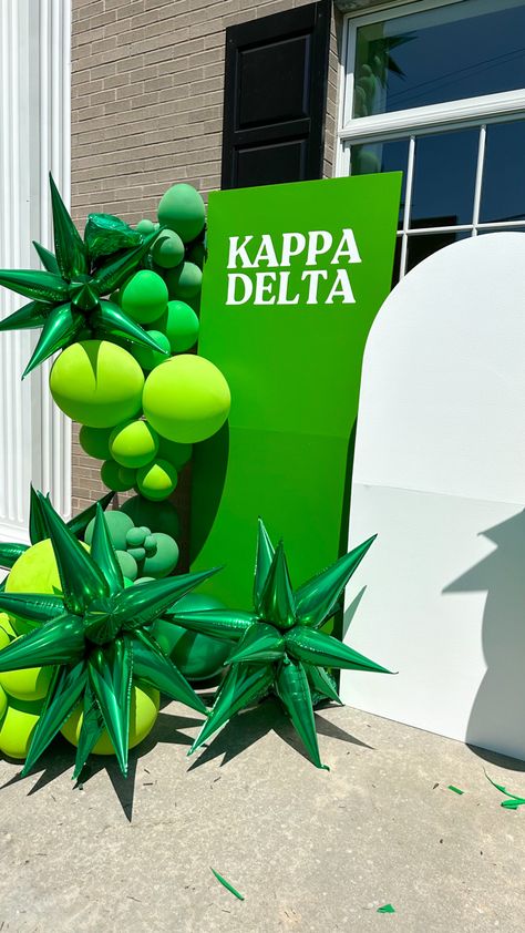 #aesthetic #green #sorority #kappadelta Kappa Delta Aesthetic, Bid Day Themes, Aesthetic Green, Sorority Girl, Kappa Delta, Spirit Week, Emerald City, Bid Day, Green Aesthetic