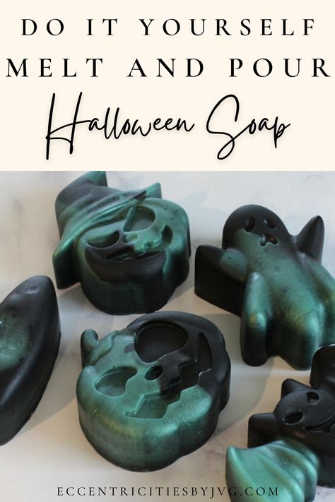 Learn how to make this wonderful aloe vera melt and pour soap. This DIY includes all the instructions on how to make this marbled soap using the Halloween soap mold. Great DIY to make with kids and a great gift idea. Hostess gift idea melt and pour soap. Handmade gift idea. Halloween DIY, DIY for kids and adults. Whipped Soap Diy, Peppermint Lotion, Aloe Vera Lotion, Aloe Soap, Cocoa Butter Soap, Diy Soap Recipe, Halloween Soap, Diy Body Butter, Melt And Pour Soap