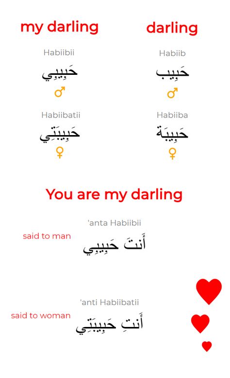 How to be romantic and say "You are my darling" in Arabic, to male and female. Learn Farsi, Learning Arabic For Beginners, How To Be Romantic, Spoken Arabic, Arabic Sentences, Alphabet Arabe, Learn Arabic Online, Arabic Phrases, English Language Learning Grammar