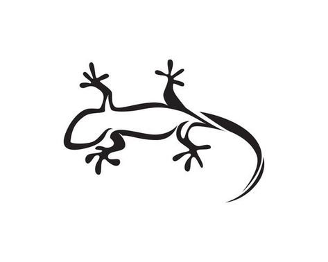 Gecko Silhouette, Iguana Tattoo, Gecko Tattoo, Lizard Tattoo, Hunter Tattoo, Bestie Tattoo, Forearm Band Tattoos, Silhouette Tattoos, Small Tattoos For Guys