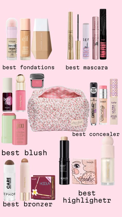 #makeup #musthaves #girl #pink #sephora Sephora Must Haves, Makeup Order, Hair And Makeup Tips, Makeup Must Haves, Eye Makeup Tips, Makeup Obsession, Sephora Makeup, Simple Makeup, Beauty Make Up