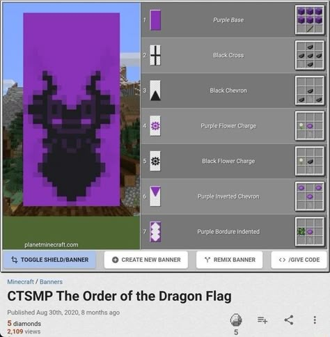 Minecraft Banners Designs, Flag Minecraft, Banner Minecraft Tutorials, Cool Banner Designs Minecraft, Cool Minecraft Banners, Minecraft Banner Patterns, Banner Patterns, Order Of The Dragon, Construction Minecraft