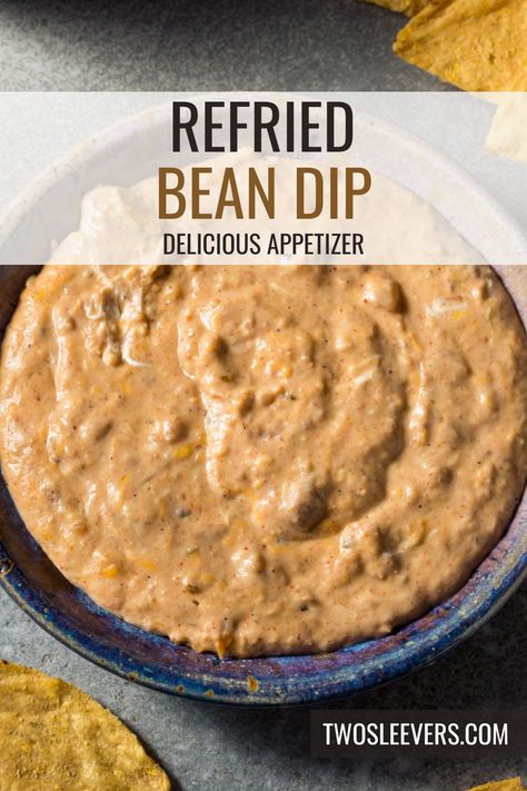 Elevate your next gathering with this irresistible Creamy Refried Bean Dip! Bursting with flavor and perfect for dipping, this recipe transforms simple ingredients into a crowd-pleasing appetizer that will have everyone coming back for more. Refried Bean Dip Easy, Bean Dip Appetizer, Bean Dip Recipes Refried, Crockpot Refried Beans, Easy Bean Dip, Refried Bean Dip, Bean Dip Recipe, Refried Bean, Beans In Crockpot