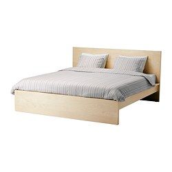 Ikea Malm bed frame Malm Bedframe, Bed Frame High, Ikea Platform Bed, Ikea Bed Frames, Malm Bed Frame, High Bed Frame, Ikea Malm Bed, Cama Ikea, Malm Bed