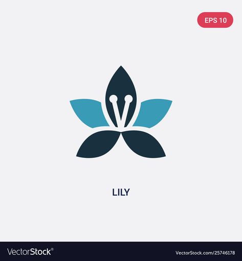 Lily Vector Flower, Lily Logo Design, Mexico Flowers, Lilium Flower, Bride Cartoon, Lily Icon, Flower Icon, Flower Logo Design, Flower Symbol