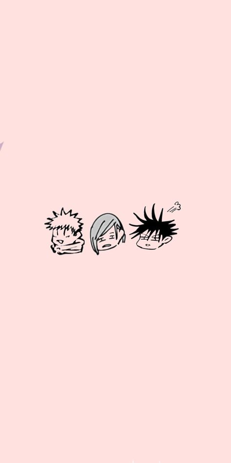 Made by me in Picsart Pink Jjk Wallpaper, Subtle Anime Wallpaper, Jujutsu Kaisen Wallpaper, Widgets Ideas, Whisper Girlies, Anime Wallpapers, Anime Stuff, Screen Wallpaper, Pink Wallpaper