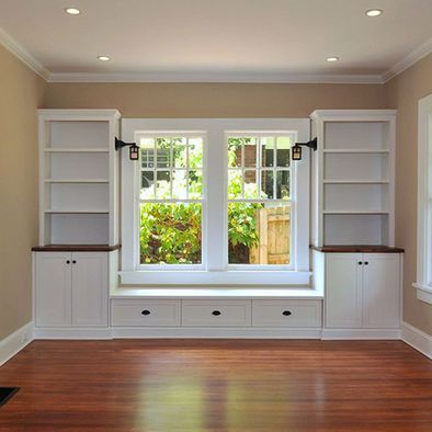 Craftsman Renovation, Built In Window Seat, Window Seat Design, Fitness Room, Window Benches, Bedroom Windows, Floor To Ceiling Windows, Remodel Bedroom, Room Dimensions