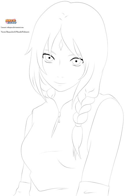 Naruto Shippuden Lineart : Haruno Sakura by tokajero on DeviantArt Girl With Glasses, Female Base, Sakura Art, Naruto Drawings, Oc Base, Easy Drawings For Kids, Sakura Uchiha, Naruto Oc, Character Sketch