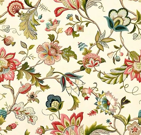 Kani Print, Jacobean Pattern, Seamless Patterns, Texture, Flowers, Floral, Pattern, Quick Saves