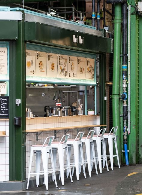 Kiosk Interior Design, Burger Kiosk, Coffee Learning, Street Food Kiosk, Juice Kiosk, Tree House Drawing, Street Food Design, Juice Bar Design, Brand Identity Colors