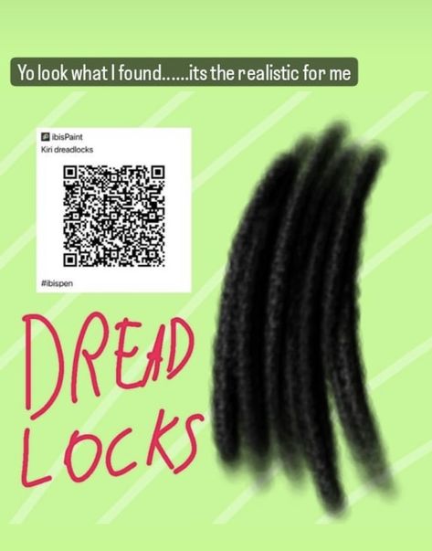 Dread Hair Brush Ibis Paint, Ibis Paint X Brushes Qr Code Hair Locks, Dreads Qr Code Ibis Paint, Ibis Paint X Curly Hair Qr Code, Ibis Paint Brush Code Hair Locs, Dreadlock Ibis Paint Brush, Edges Brush Ibis Paint, Dread Lock Brush Ibis Paint, Dread Ibispaint Code