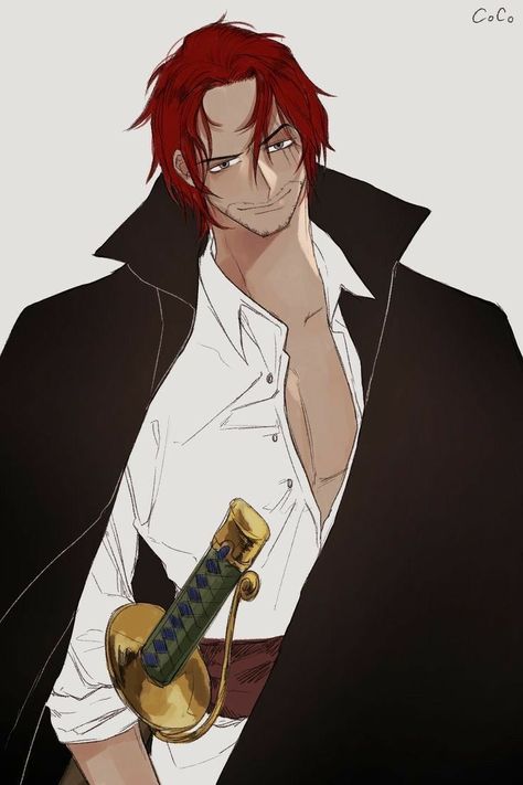 Red Hair Pirates, Red Hair Shanks, Tony Tony Chopper, One Piece Crew, One Piece Man, One Piece Wallpaper Iphone, One Peice Anime, One Piece Drawing, One Piece Images