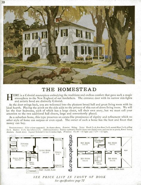 Atrium Homes, Big Pantry, Vintage Floor Plans, Kit House, Vintage Homes, Floor Plans Ranch, Modern Floor Plans, Farmhouse Floor Plans, Cottage Floor Plans