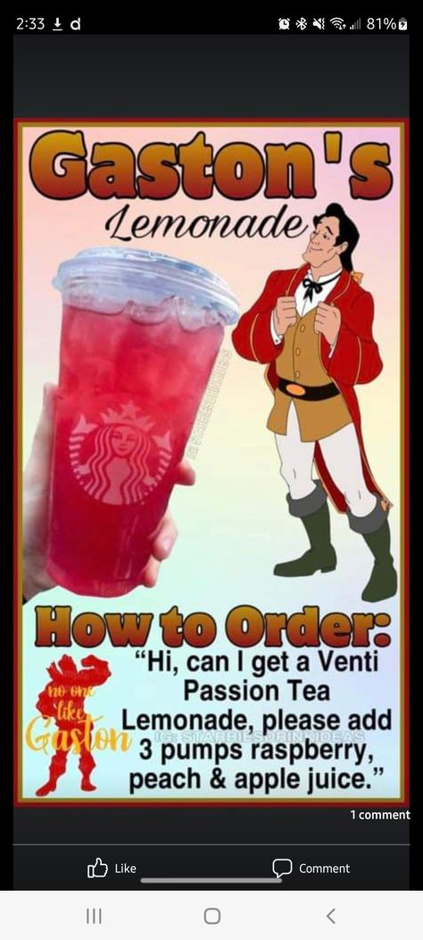 Disney Starbucks Drinks Recipes, Starbucks Drinks Disney, Disney Starbucks Drinks, Starbucks Copycat Recipes Drinks, Starbucks Halloween Drinks, Copycat Starbucks Drinks, Starbucks Flavors, Starbucks Drink Menu, Starbucks Secret Menu Recipes