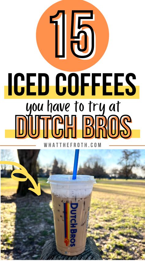 I love iced coffee and cold brew based drinks and Dutch Bros has an incredible menu of delicious flavors to choose from. These are the best iced coffee drinks at Dutch Bros along with tips on how to customize your drink. Dutchbros Drinks Coffee, Dutch Bro Coffee Drinks, Dutch Bros Menu, Dutch Bros Secret Menu, Dutch Brothers, Dutch Bros Coffee, Dutch Bros Drinks, Cold Brew Recipe, Best Iced Coffee