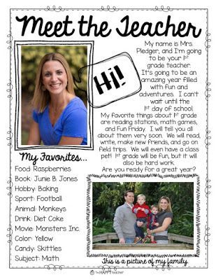 Meet the Teacher editable letter- Make parents and students feel welcome by sending them this personalized Meet the Teacher letter before Back to School. They will love getting to know their new teacher before the school year begins. Teacher Introduction Letter, Teacher Introduction, Letter To Students, Curriculum Night, Meet The Teacher Night, Teacher Forms, Meet The Teacher Template, Reading Stations, Welcome Letter