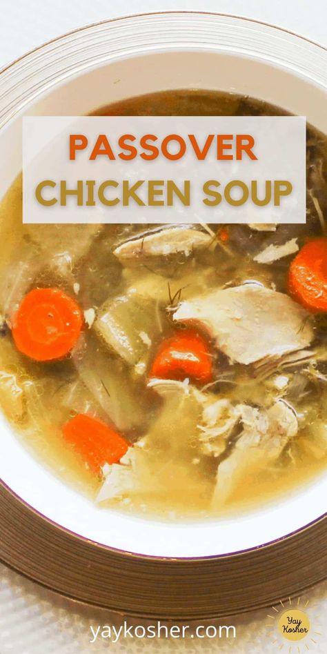 Jewish Chicken Soup, Zaatar Chicken, Chicken Soup Recipes Homemade, Shabbat Recipes, Easy Chicken Soup, Healing Soup, Homemade Chicken Soup, Shabbat Dinner, Matzo Meal