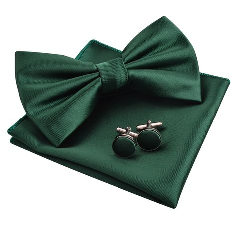 Mens Tuxedo, Tuxedo Bow Tie, Pocket Square Size, Velvet Bow Tie, Green Bow Tie, Tuxedo Shirt, Black Bow Tie, Pre Tied Bow Tie, Bow Tie Set