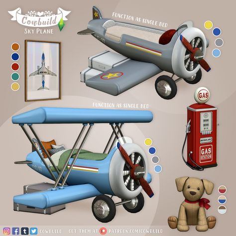 Plane Bedroom, Sims 4 Jobs, First Plane, Sims 4 Bedroom, Honda Pilot, Sims 4 Cc Finds, The Sims4, Get Real, Just Relax