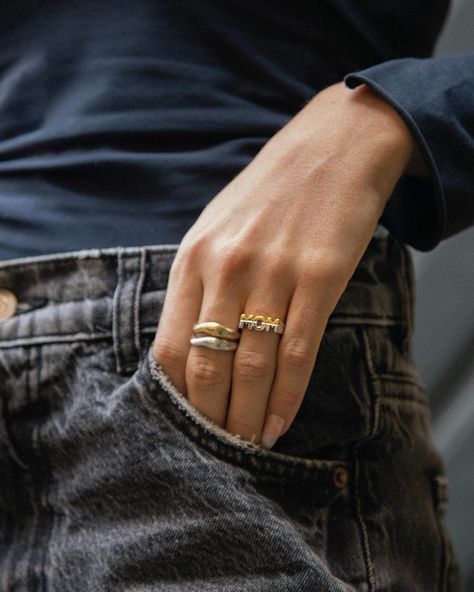 The Best Danish Jewelry Brands to Know Black Jewellery, Danish Fashion, Heritage Jewellery, Mom Ring, Jewelry Brands, Scandinavian Fashion, Travel Jewelry Box, Copenhagen Style, Ringe Gold