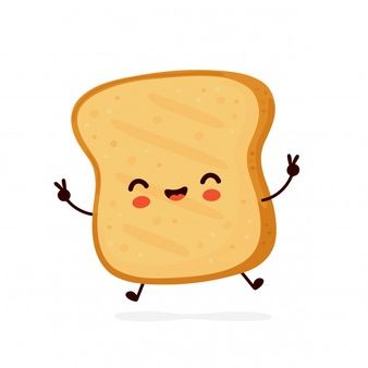 Cute happy funny toast. cartoon character illustration icon design.isolated | Premium Vector Bread Illustration Cute, Bread Illustration Design, Cute Bread Cartoon, Toast Doodle, Pan Kawaii, Butter Cartoon, Toast Cartoon, Toast Illustration, Funny Toasts