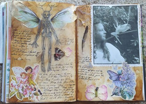 #fairy#fairycore#faerie#fairytale#fairyaesthetic#aesthetic#core#art#collage#cilelymarybarker#artist#draw#photography#specimen#vintage#retro#flowerfairies#butterfly#butterflyaesthetic#moth#mothaesthetic#goth#gothaesthetic#fairygrunge#fairyspecimen#witchcraft#witchcore Fairy Moodboard, Research Notebook, Fairy Notebook, Notebook Collage, Aesthetic Core, Journal Themes, Journaling Ideas, Collage Artists, Yandere Simulator