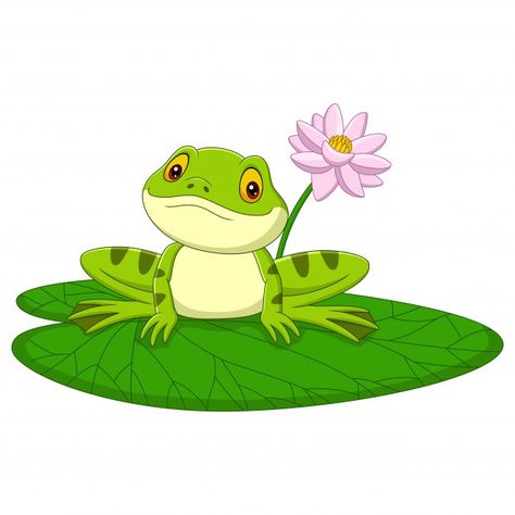 Cartoon green frog sitting on a leaf | Premium Vector #Freepik #vector #flower #baby #water #green American Green Tree Frog, Prince Cartoon, Frosch Illustration, Jolly Phonics Activities, Green Tree Frog, Animated Pictures, Frog Sitting, Frog Crafts, Frog Pictures