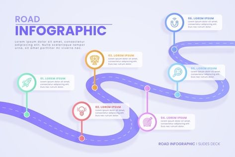 Progress Infographic, Road Map Infographic, Road Map Template, Road Infographic, Gradient Infographic, Infographic Graph, Road Map Design, Advertising Campaign Design, Roadmap Infographic